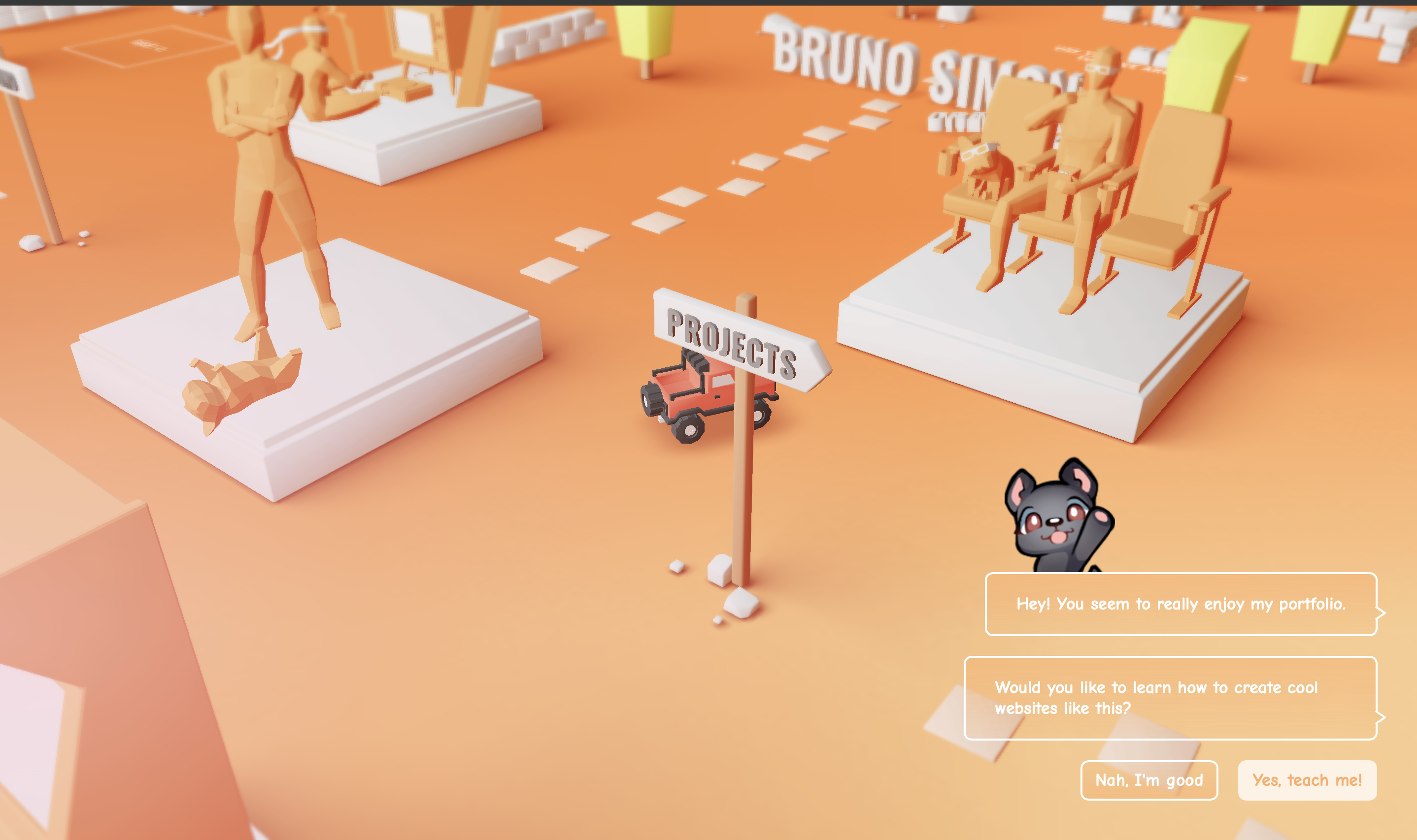 3D Portfolio Website